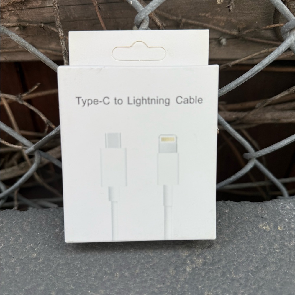 Type-C to Lightning Cable - White